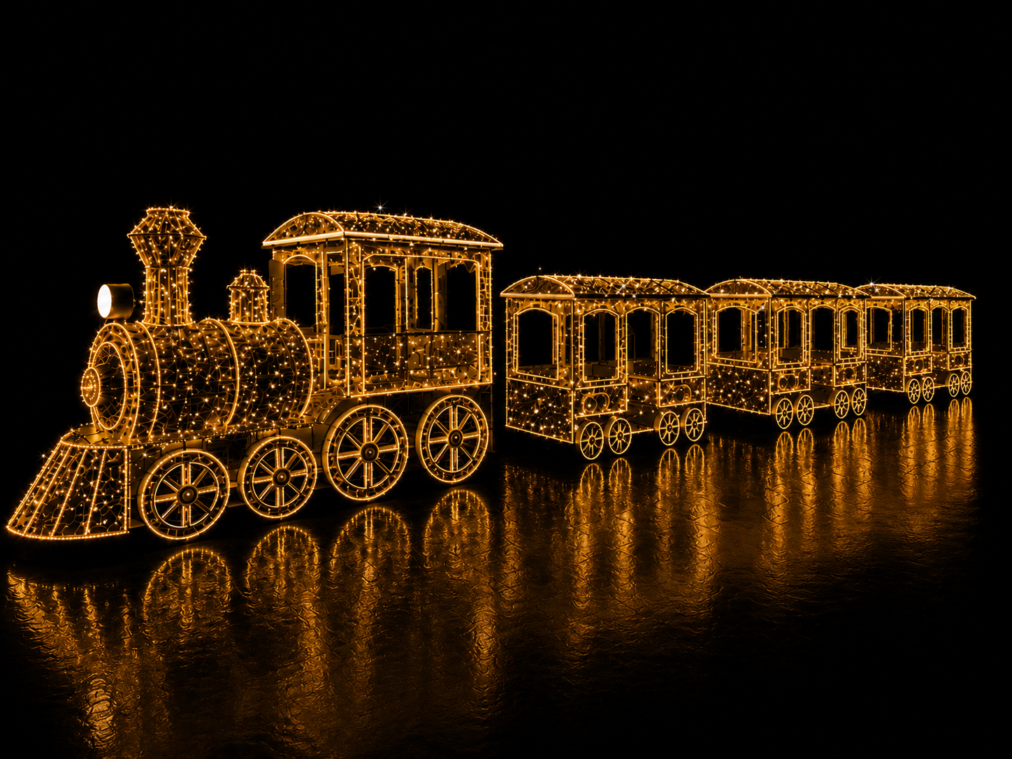Işıklı tren konsepti
